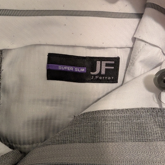 J. Ferrar Grey 36S Suit - 28x30 Pants - Picture 7 of 7